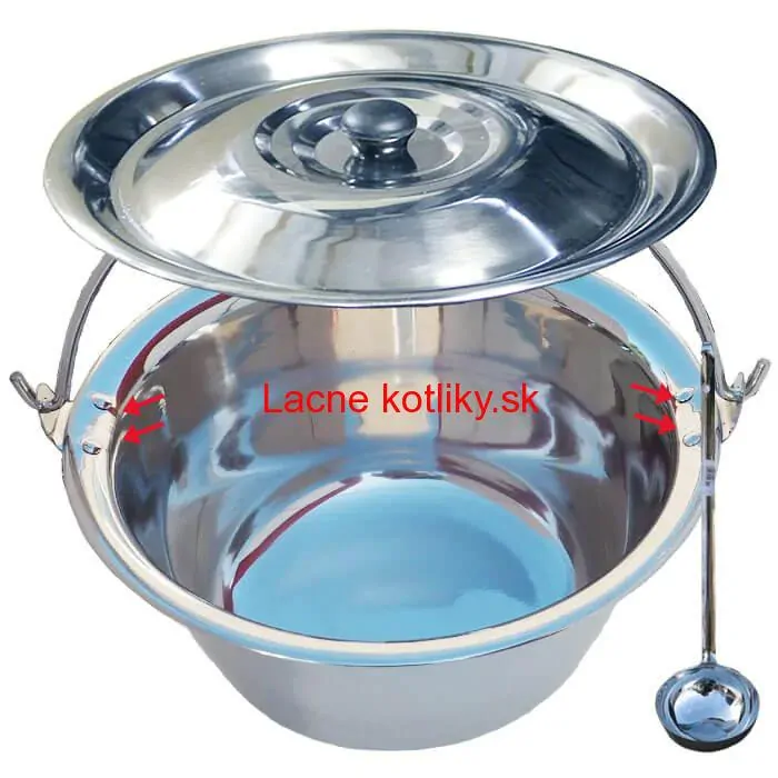 Antikorový kotlík 30 L (0,8 mm) + antikorová pokrievka