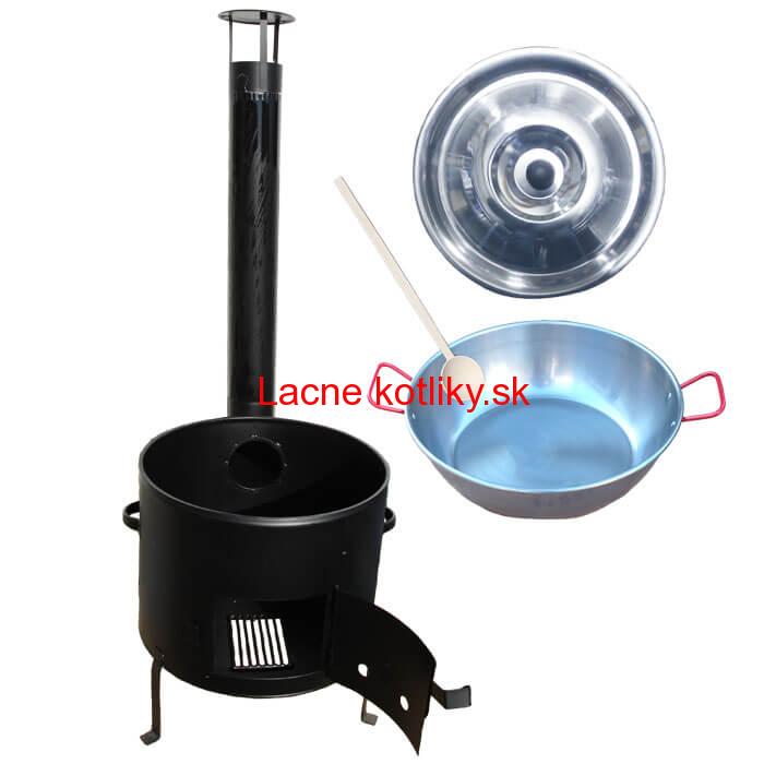 Panvica PAELLA (WOK) 36 cm + kovová kotlina 36 cm GARCIMA