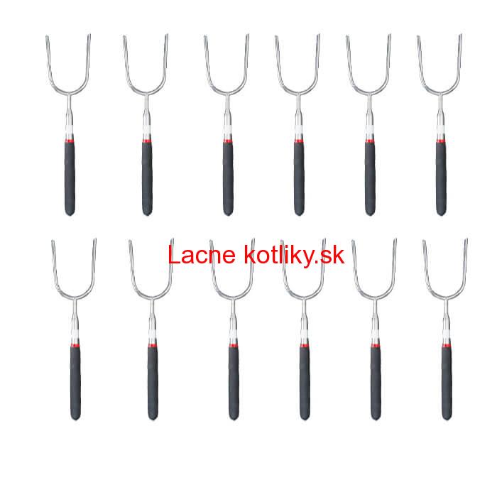 Vidličky na opekanie 24,5 cm - 84,5 cm – teleskopické 12 ks
