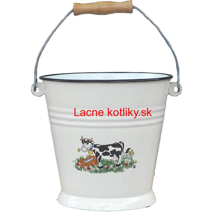 Smaltované vedro 5 L DECOR