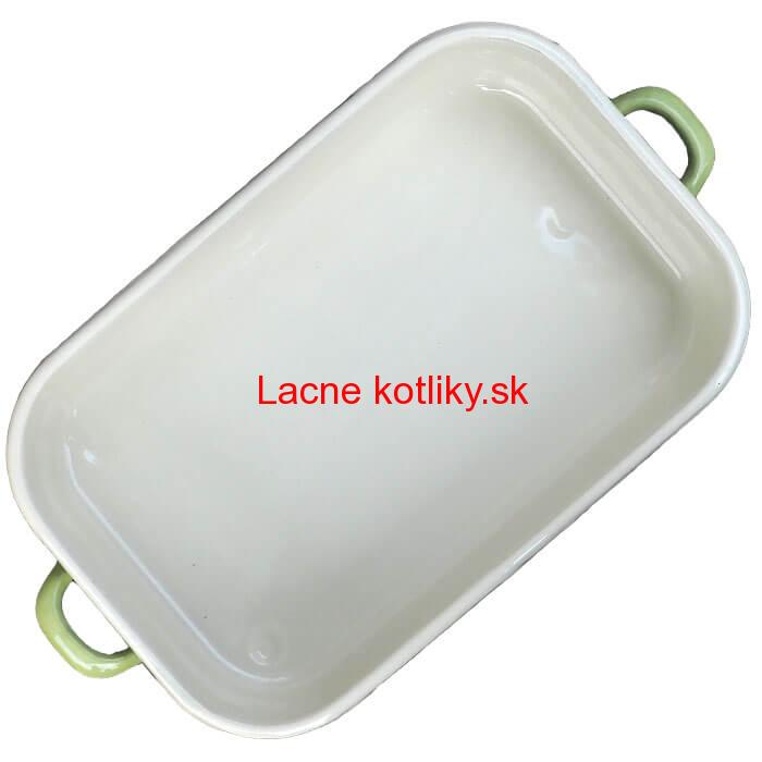 Smaltovaný pekáč 46 x 24 cm GREEN