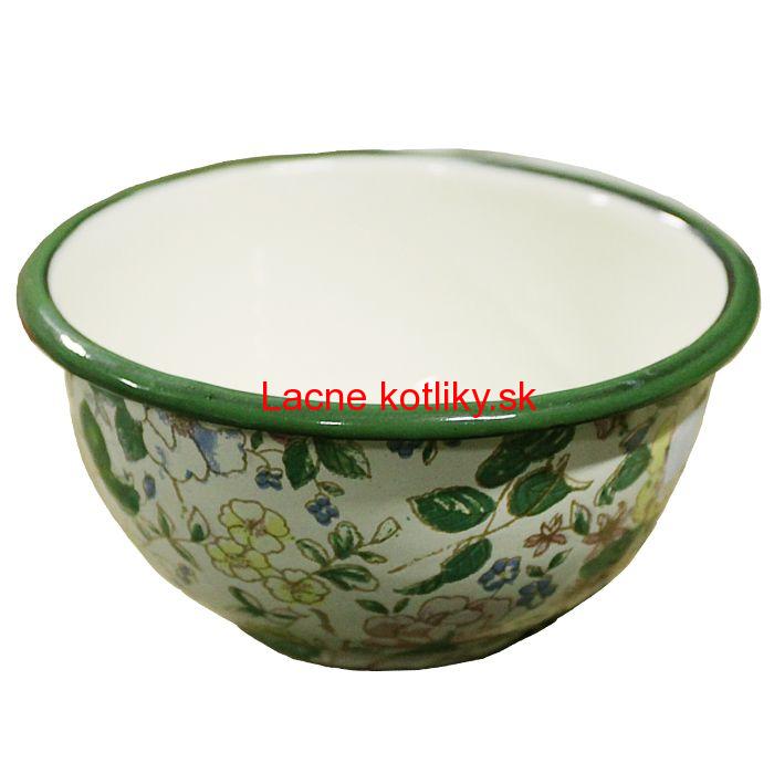 Smaltovaná vzorovaná miska 17 cm DECOR