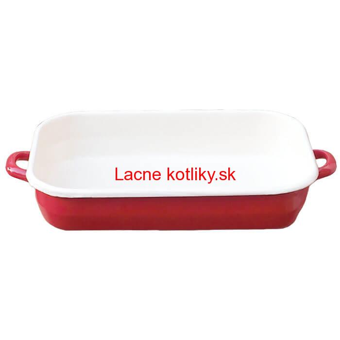 Smaltovaný pekáč 40 x 21,5 cm ČERVENÝ