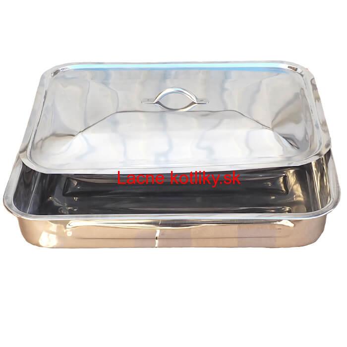 Nerezový pekáč s pokrievkou 42 x 31 cm INOX
