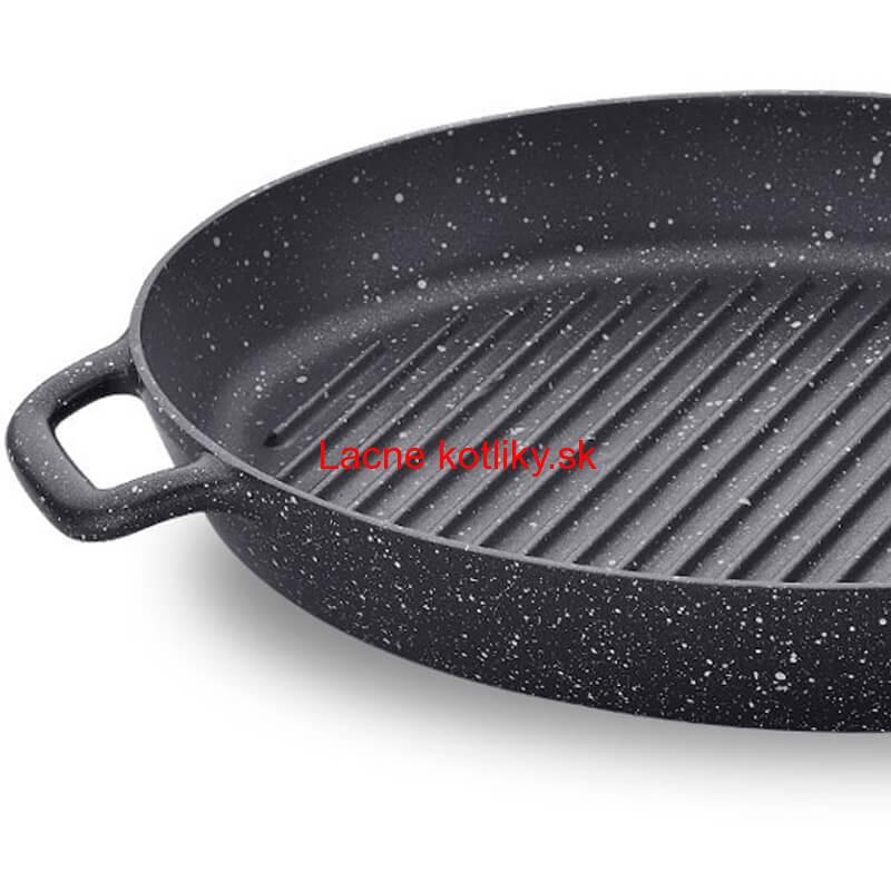 Grilovacia panvica s uškami 35 x 25 Grill Plus Volkanit
