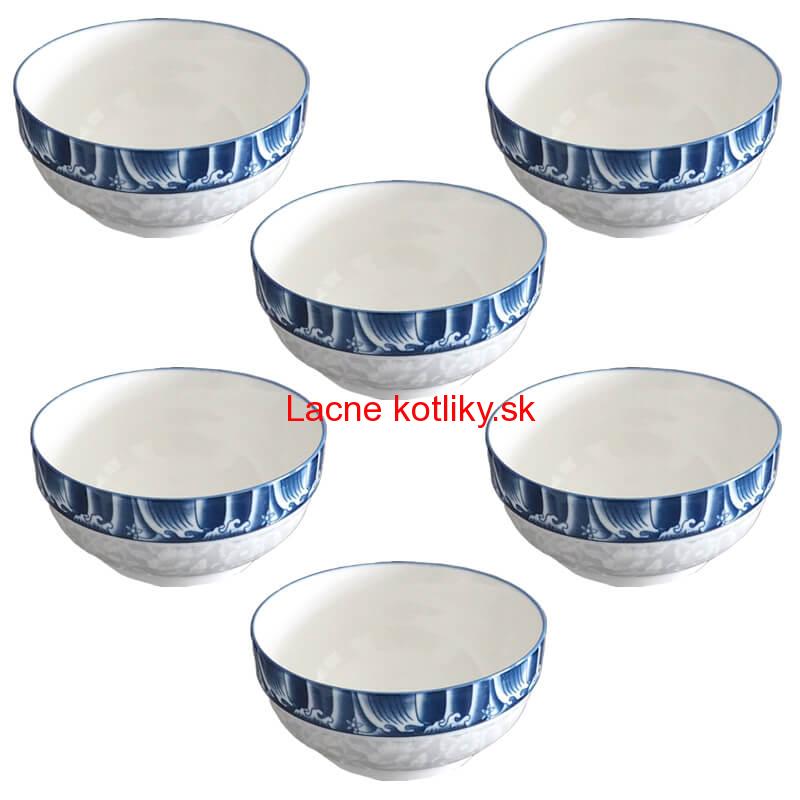 Keramické misky na servírovanie gulášu 15 cm 6 ks