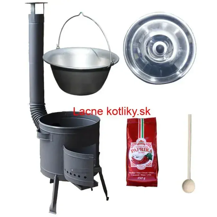 Nerezový kotlík 20 L (1,5 mm) + hrubostenná (1,5 mm) žiaruvzdorná kotlina BALKY STRONG 42 PLUS 600