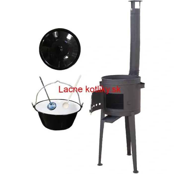 Smaltovaný kotlík 25 L (1,2 mm) + vysoká kotlina (2,0 mm) HODO 42 PLUS 600