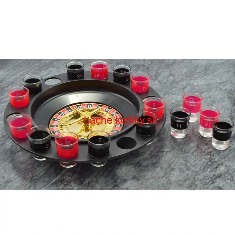 Ruleta Domáca hra na pitie (opitá hra)