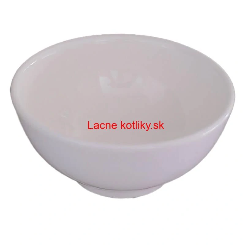 Keramické misky na servírovanie gulášu 15 cm 6 ks biele