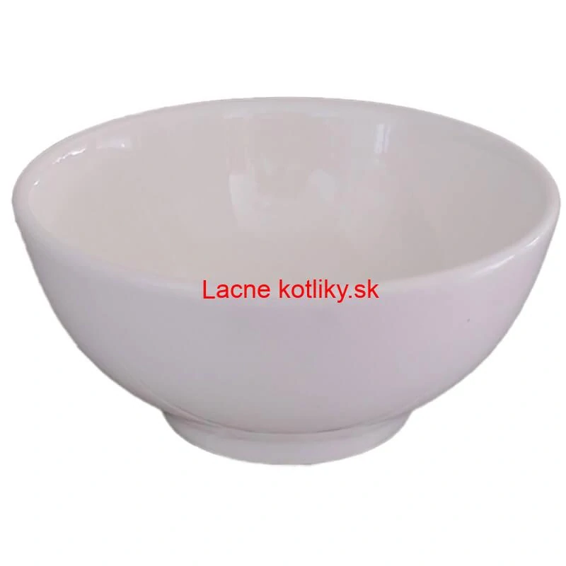 Keramické misky na servírovanie gulášu 15 cm 12 ks biele