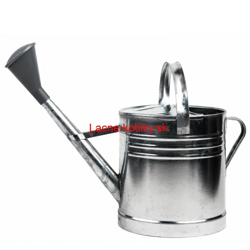 Pozinkovaná krhlica ružicou s 12 l (plechová)