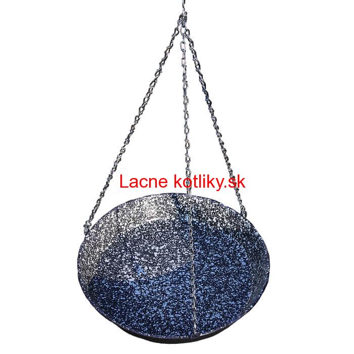 Panvica smaltovaná s reťazou 42 cm