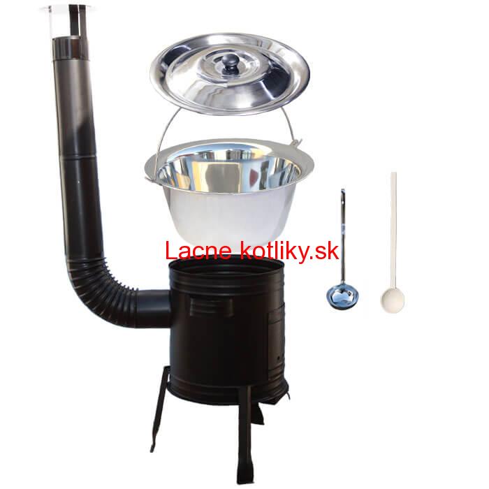 Antikorový kotlík 14 L (0,8 mm) + kovová kotlina 36 CLASSIC (KOV)