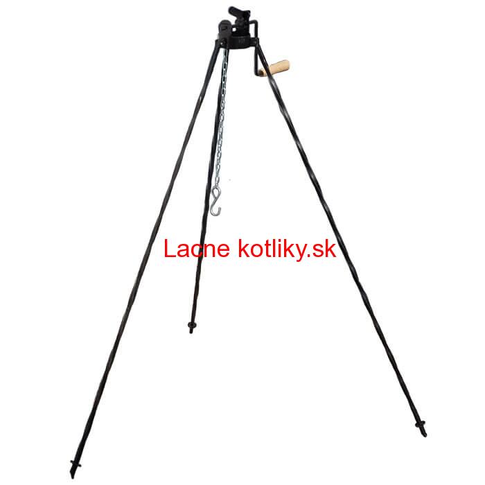 Stojan na kotlík s poistnou kladkou 1,25 m