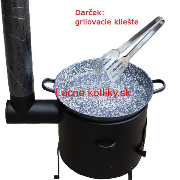 Grilovacia panvica s uškami + kotlina 39 cm