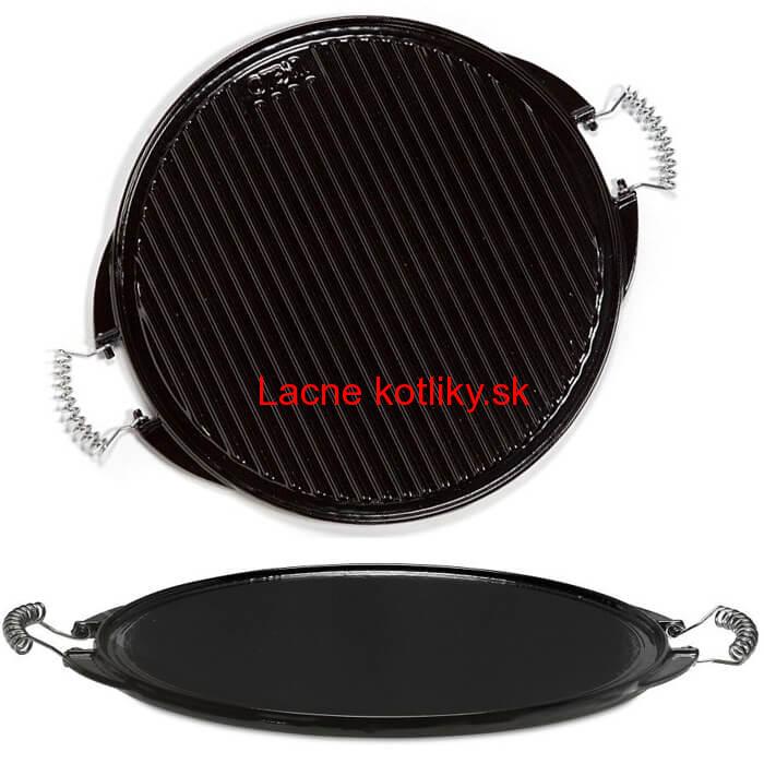 Liatinová grilovácia doska VACA SMALT 43 cm