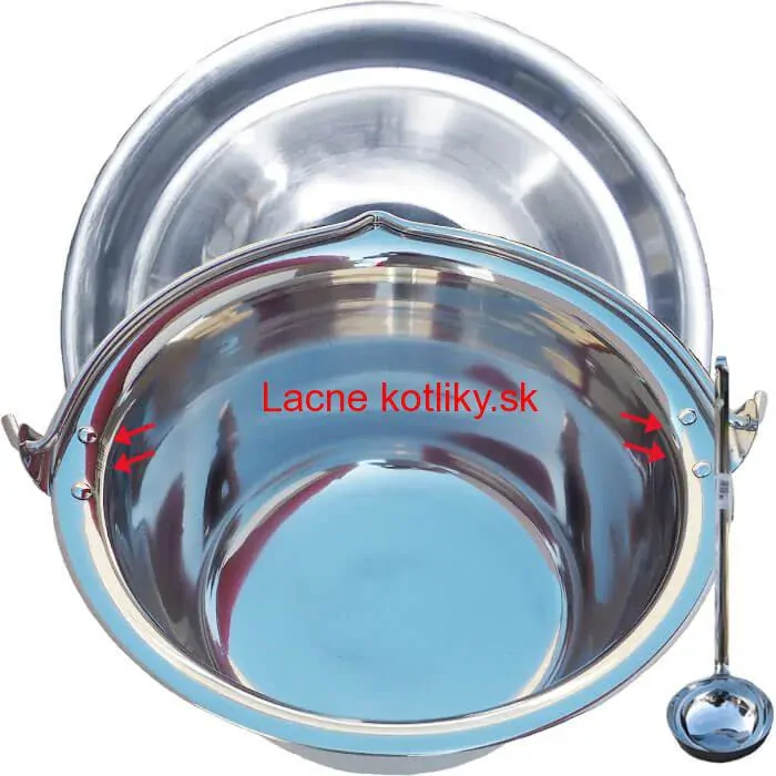 Antikorový kotlík 30 L (0,8 mm) + antikorová pokrievka