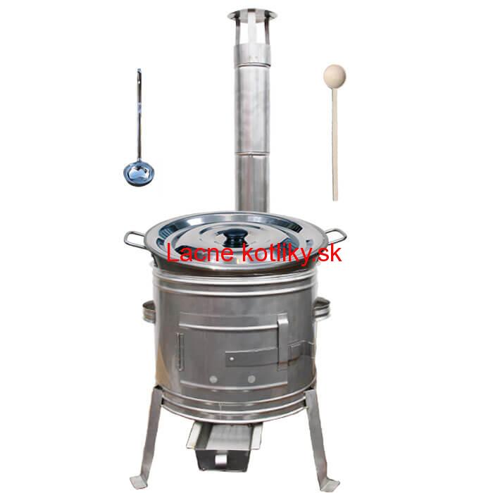 Nerezový kotol 40 L + nerezová kotlina 45 cm TOPLUX