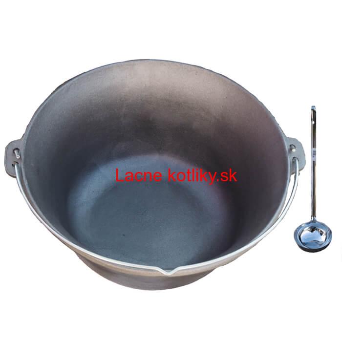 Liatinový kotlík 14,5 L + antikórová naberačka