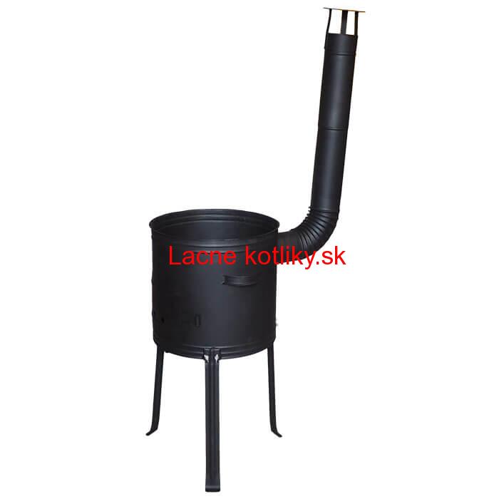 Kotlina 42 cm, vysoká + žiaruvzdorná farba Plus 700