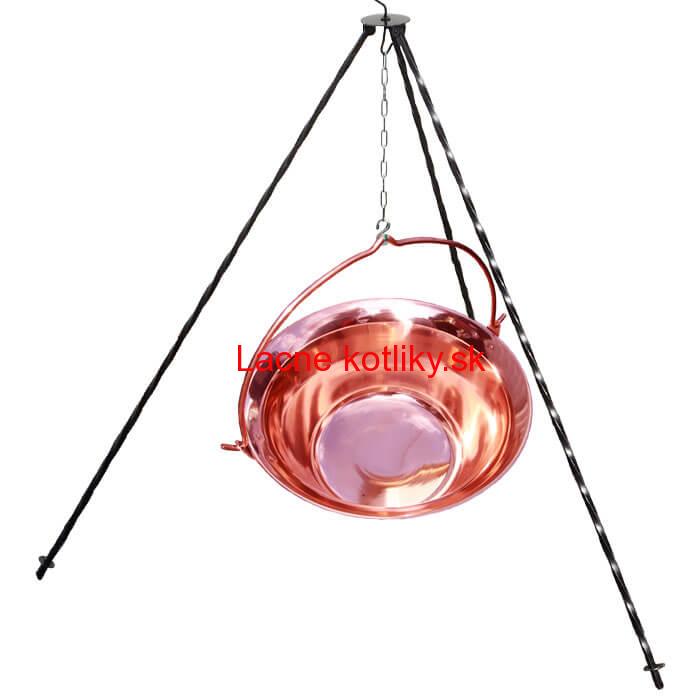 Medený kotlík 20 L (1,2 mm) + trojnožka 1,2 m