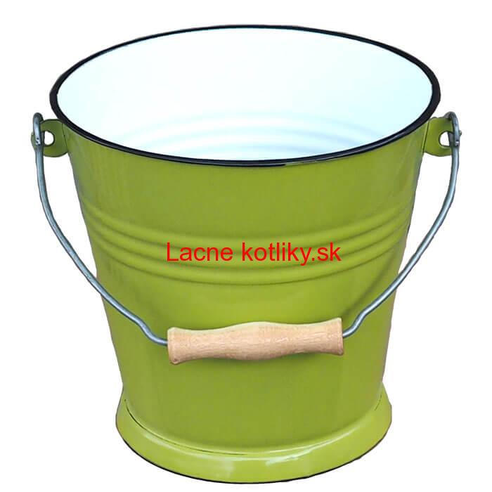 Smaltované vedro 5 l GREEN