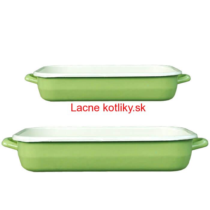 Smaltovane pekáče GREEN 2 ks