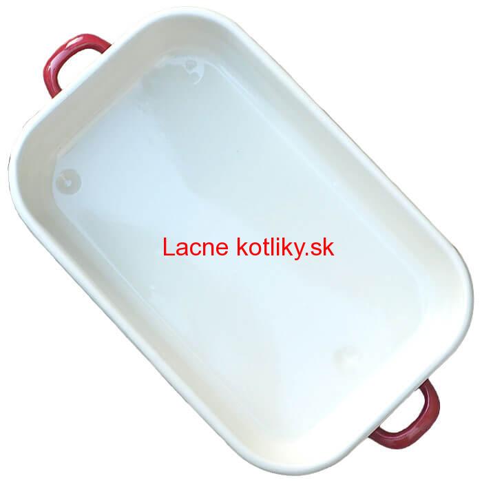 Smaltovaný pekáč 46 x 24 cm ČERVENÝ