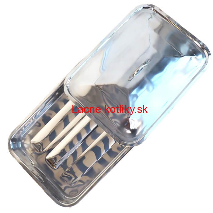 Nerezový pekáč s pokrievkou 42 x 31 cm INOX