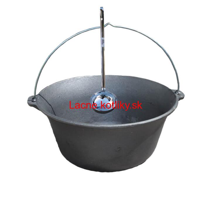 Liatinový kotlík 16 L + antikórová naberačka