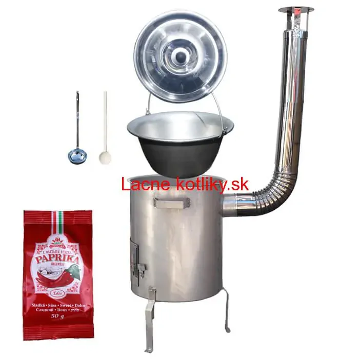 Nerezový kotlík 20 L (1,5 mm) + nerezová kotlina (1,5 mm) 39 cm STRONG EXCLUSIVE