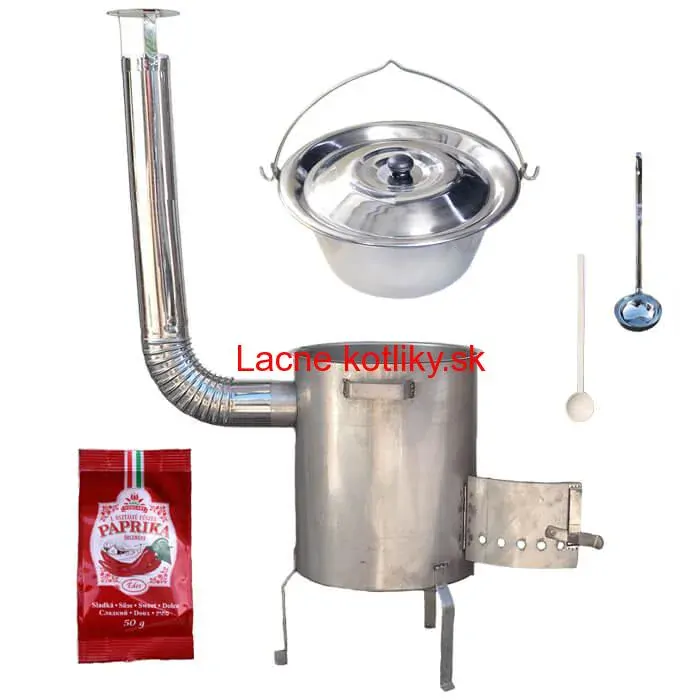 Nerezový kotlík 30 L (1,2 mm) INOX + nerezová kotlina (1,5 mm) 45 cm STRONG EXCLUSIVE