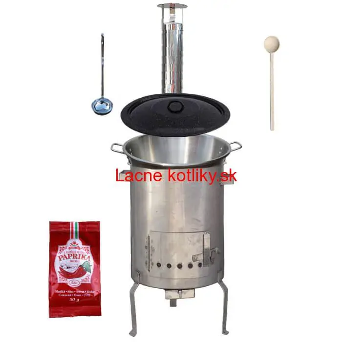 Nerezový kotol 40 L (1,2 mm) + nerezová kotlina (1,5 mm) 45 cm STRONG EXCLUSIVE