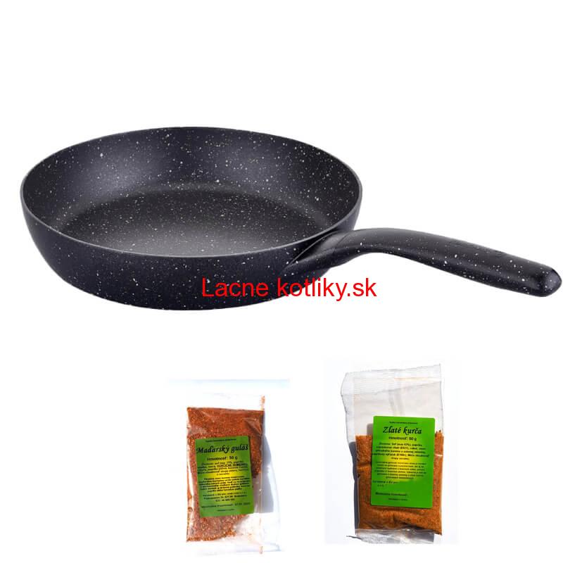 Sada hrncov s pokrievkou + panvica + korenie Classic Plus Volkanit