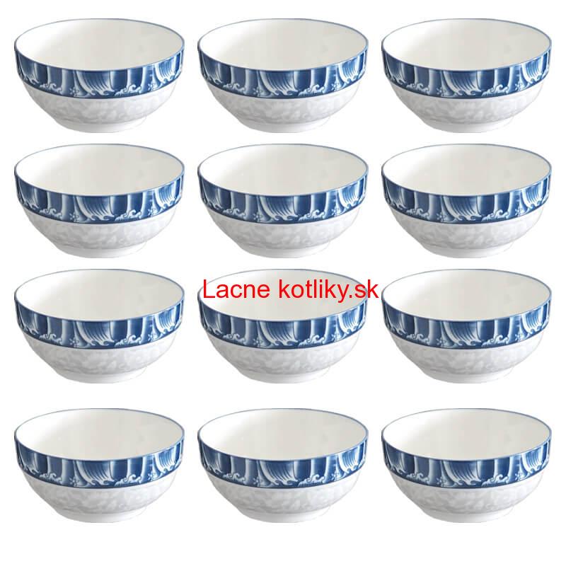 Keramické misky na servírovanie gulášu 15 cm 12 ks