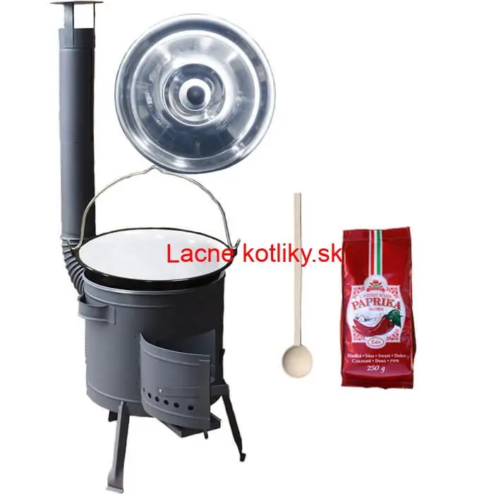 Smaltovaný kotlík 25 L (1,2 mm) + hrubostenná (1,5 mm) žiaruvzdorná kotlina BALKY STRONG 42 PLUS 600