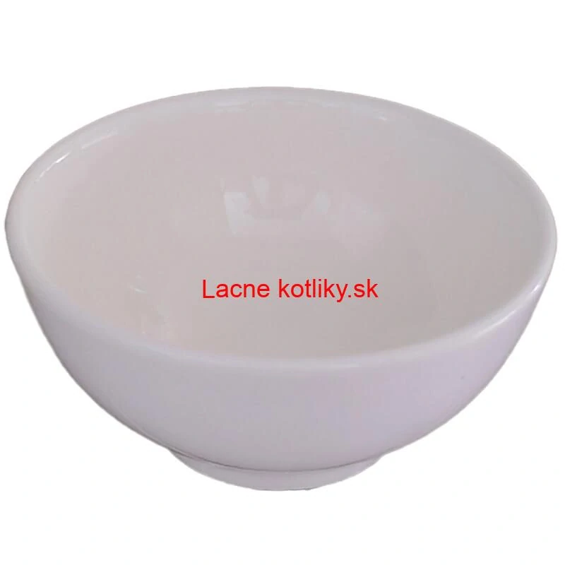 Keramické misky na servírovanie gulášu 15 cm 12 ks biele