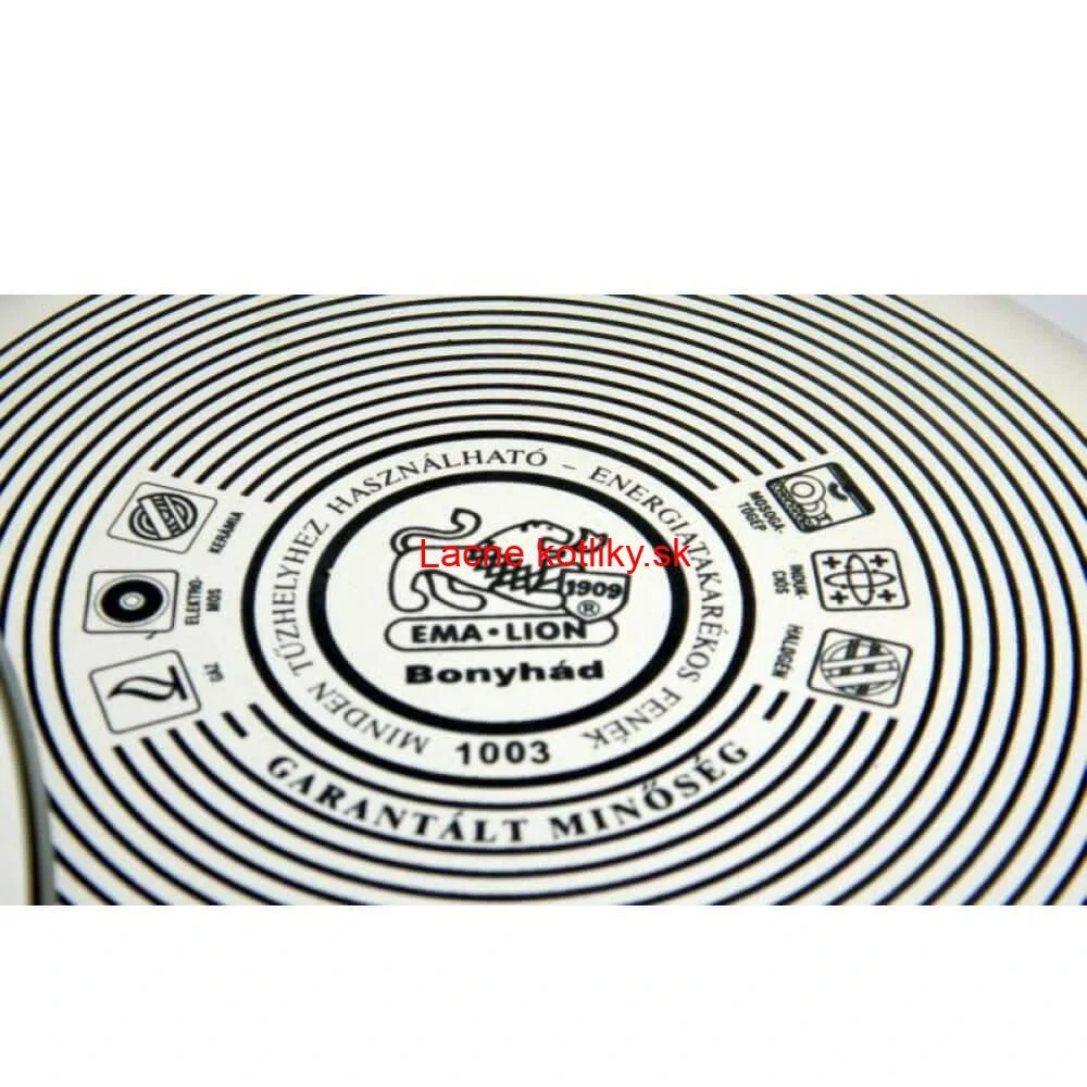 Smaltovaný hrniec s kvetinovým vzorom – Nezábudka 7,5 l + pokrievka