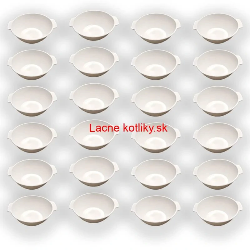 Sada 24 ks: Plastová miska na fajnový kotlíkový guláš a polievky – 500 ml