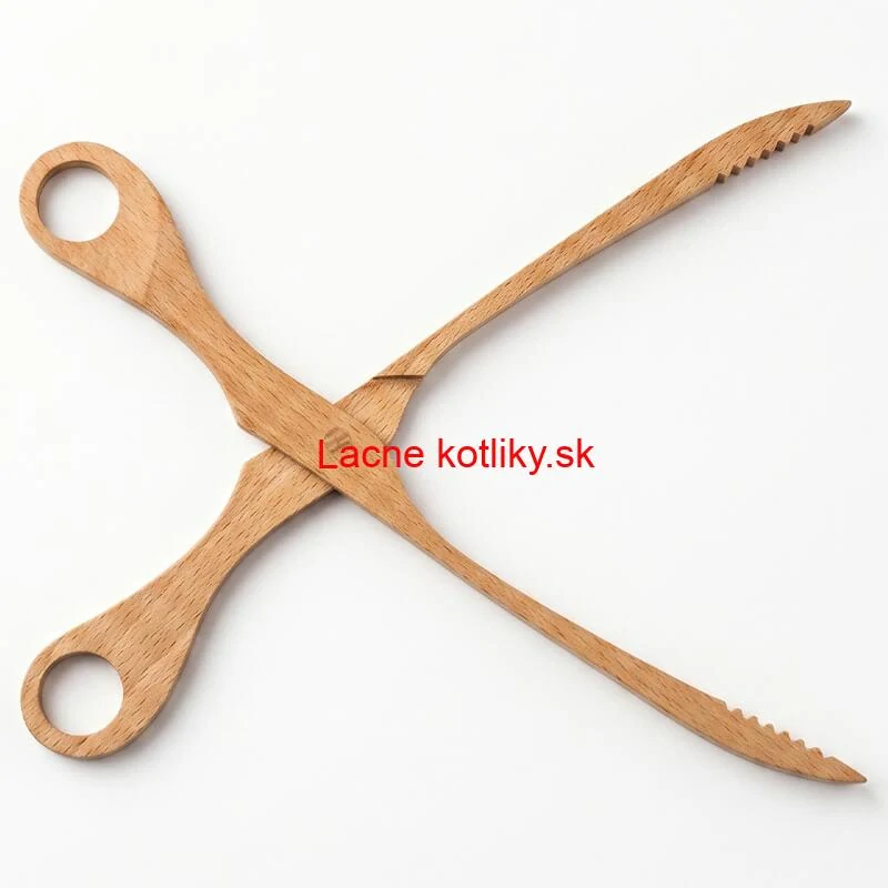 Drevené grilovacie kliešte 29 cm