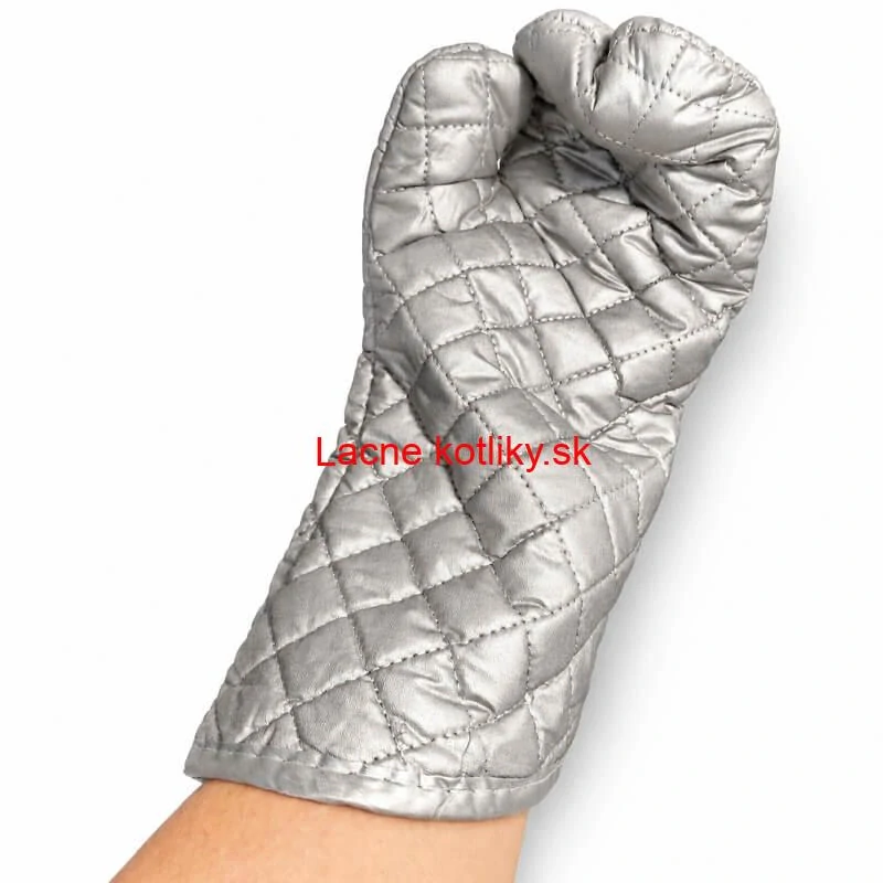 Chňapka strieborná s dlhým rukávom 35 cm