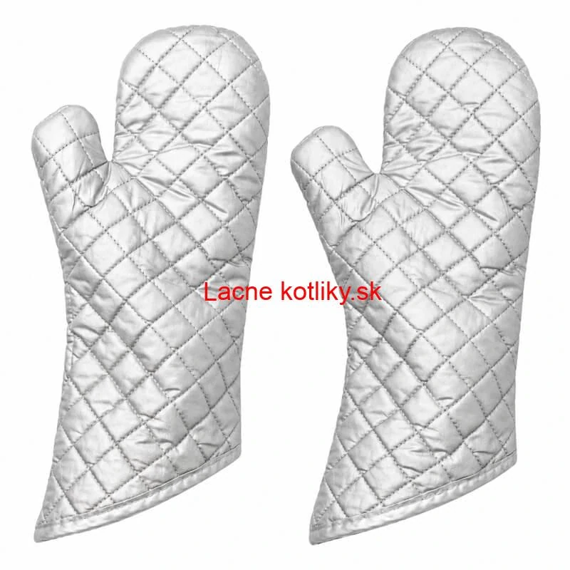 Chňapky strieborné dlhé 35 cm — sada 2 ks