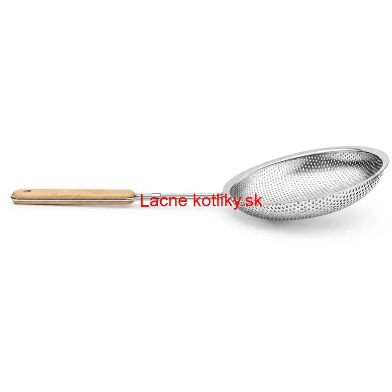 Hliníkové sitko 16 cm s drevenou rúčkou