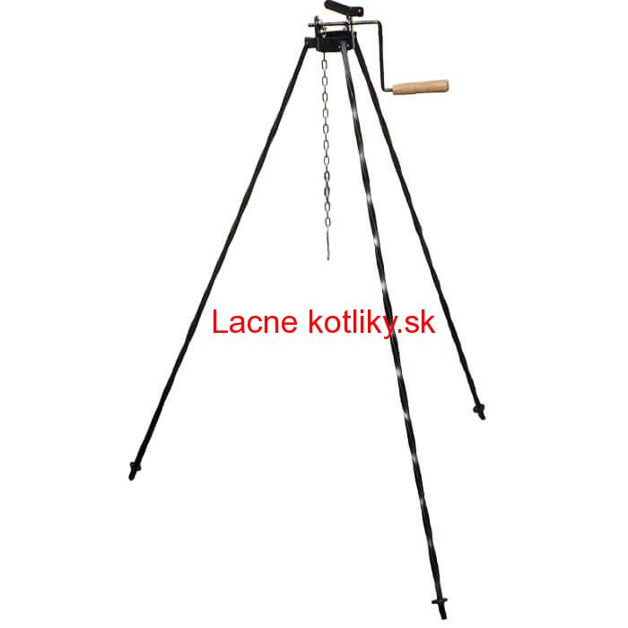 Stojan na kotlík s poistnou kladkou 1,25 m