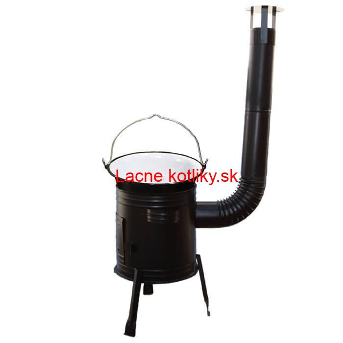 Smaltovaný kotlík 8 L (1,2 mm) + kovová kotlina 31 CLASSIC (KOV) Easy party