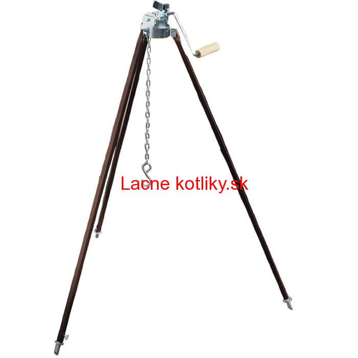Teleskopická trojnožka s poistnou kladkou