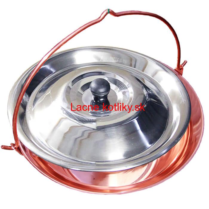 Medený kotlík 30 L + antikorová pokrievka