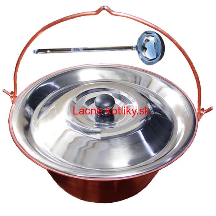 Medený kotlík 20 L (1,2 mm) + antikorová pokrievka