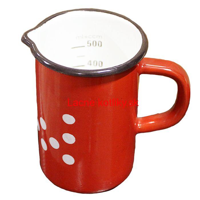 Smaltovaná kanvica 0,5 L